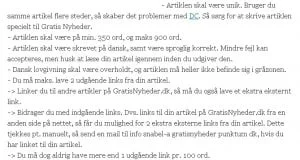 Betingelser for brug af artikeldatabasen gratisnyheder.dk