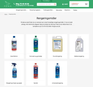 Ny webshop til huma.dk