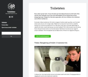 Eksempel på satellitsite